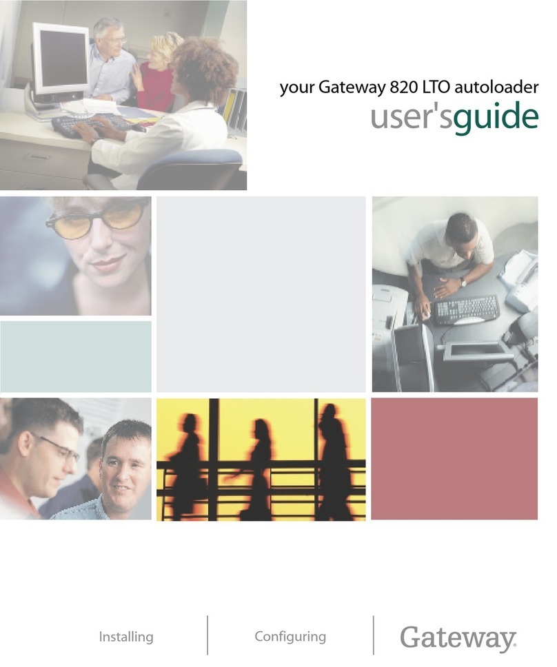 Gateway 820 LTO User manual