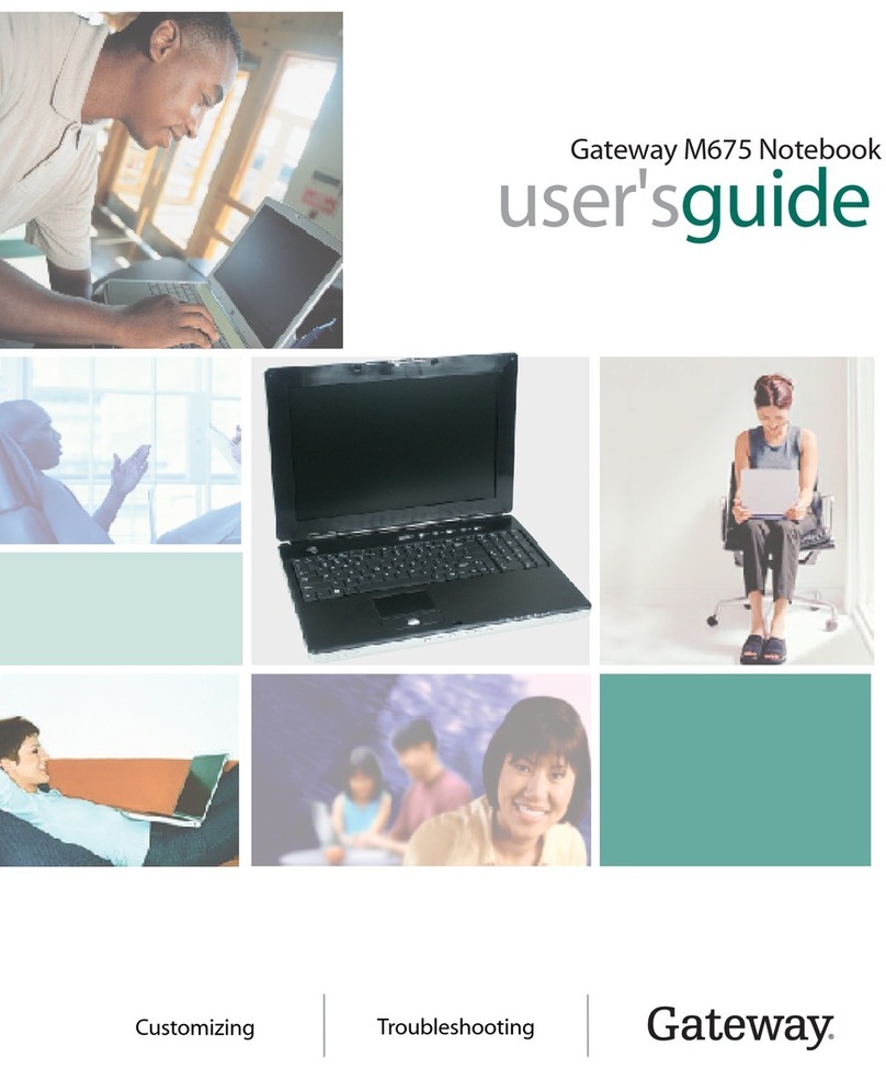 Gateway M675 User manual