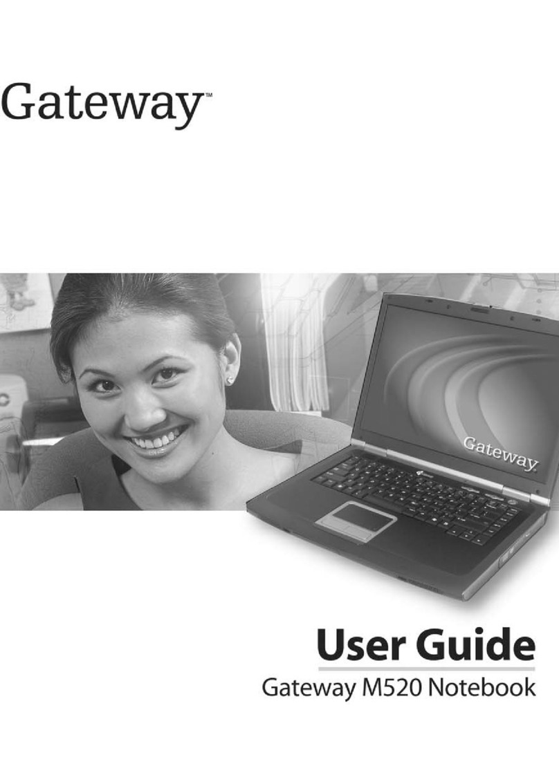Gateway M520 User manual
