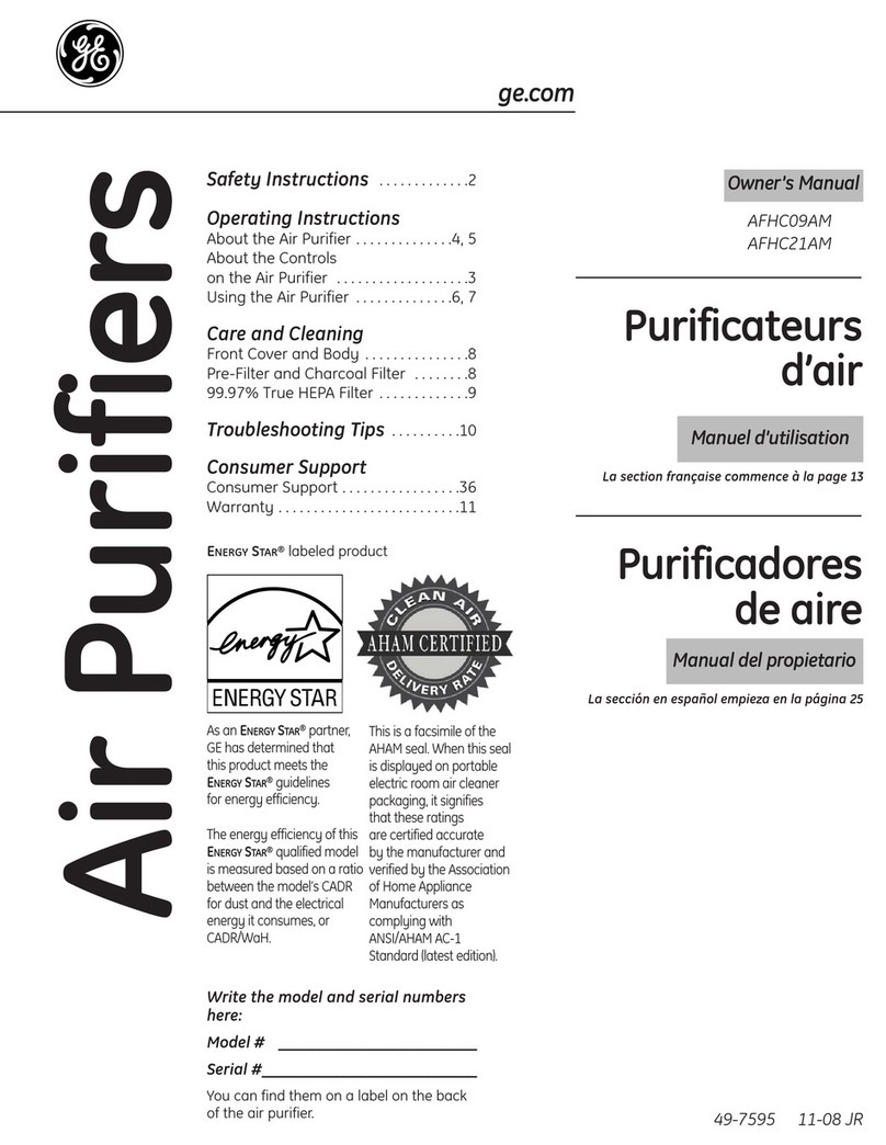 GE AFHC09AM owner's manual