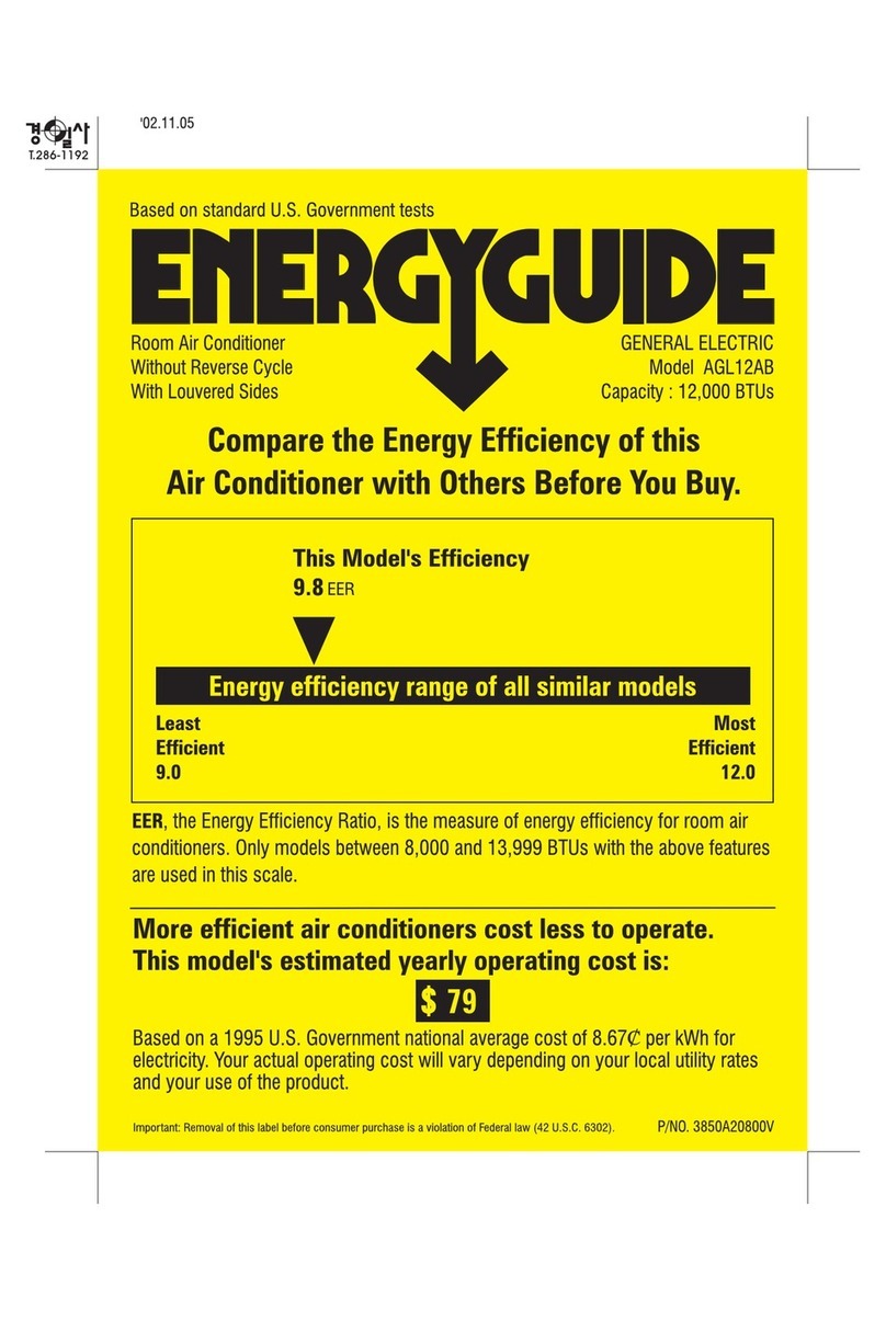 GE AGL12AB User manual