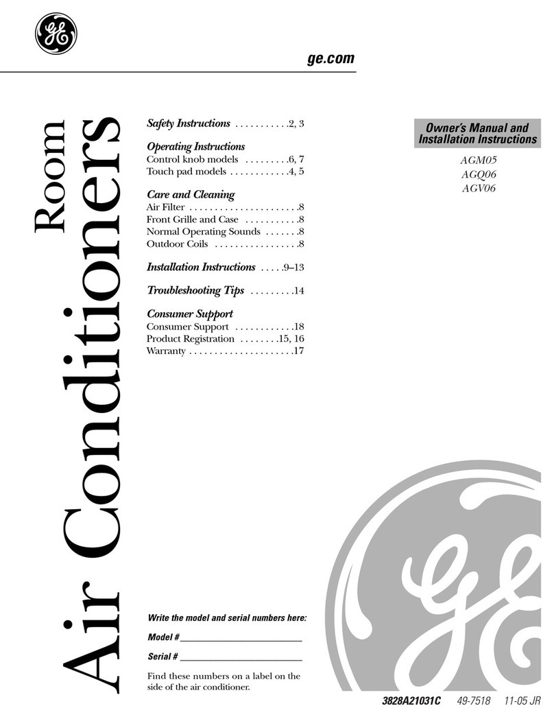 GE AGM05 Operating instructions
