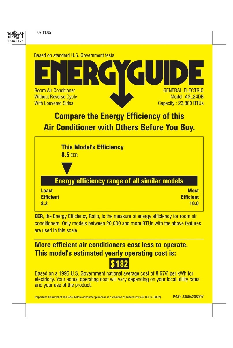 GE AGL24DB User manual