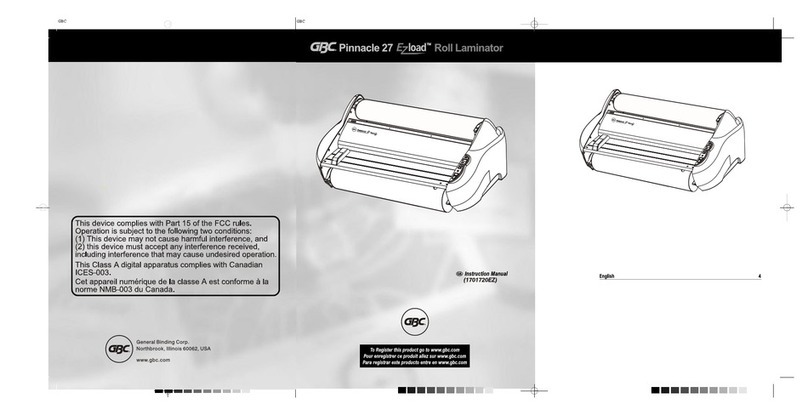GBC Pinnacle 27 EzLoad User manual