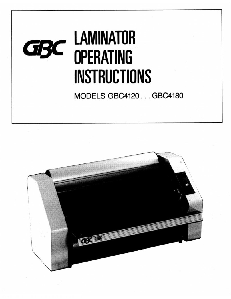 GBC 4120 User manual GBC 4120 User manual