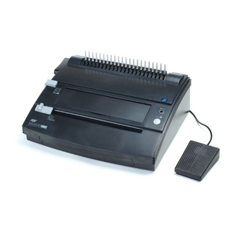 GBC DocuBind P400 User manual