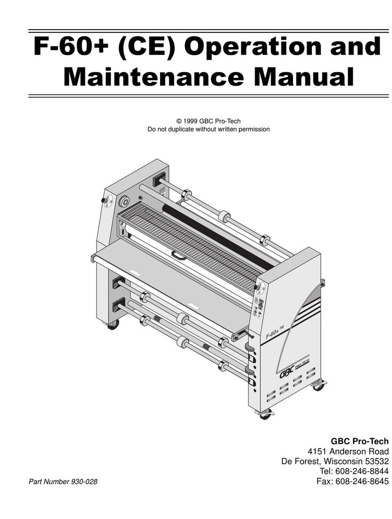 GBC 930-028 Operating instructions GBC 930-028 Operating instructions
