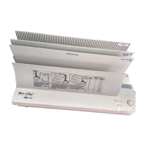 GBC 250T Therm-A-Bind operating instructions