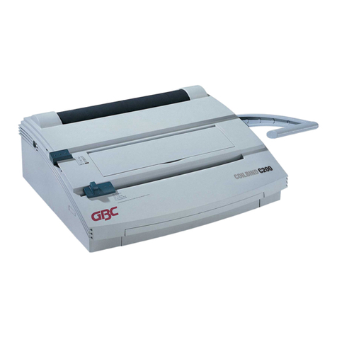 GBC C200 User manual