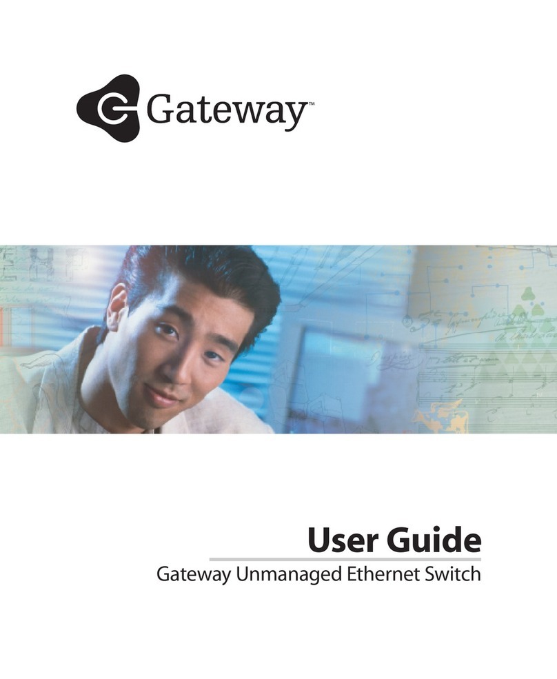 Gateway Unmanaged Ethernet Switch user guide