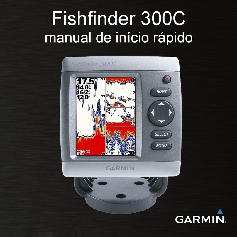 Garmin Fishfinder 300C Quick start manual