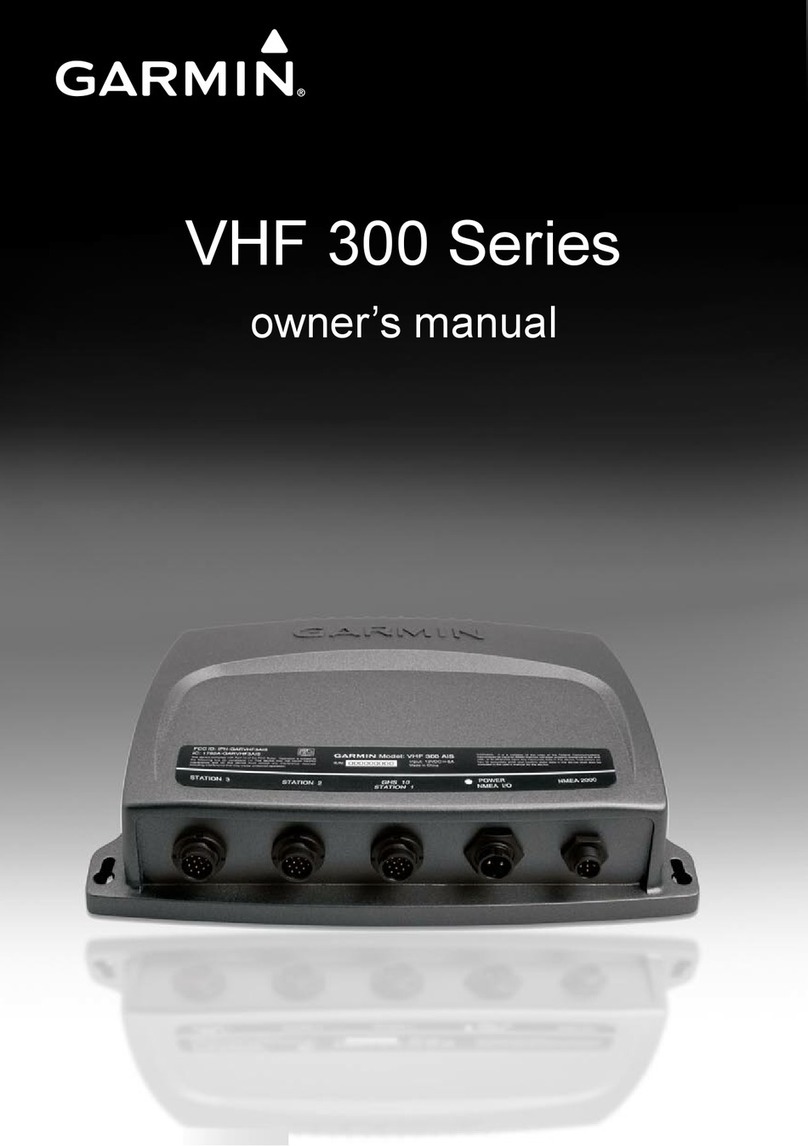 Garmin VHF 300 owner's manual