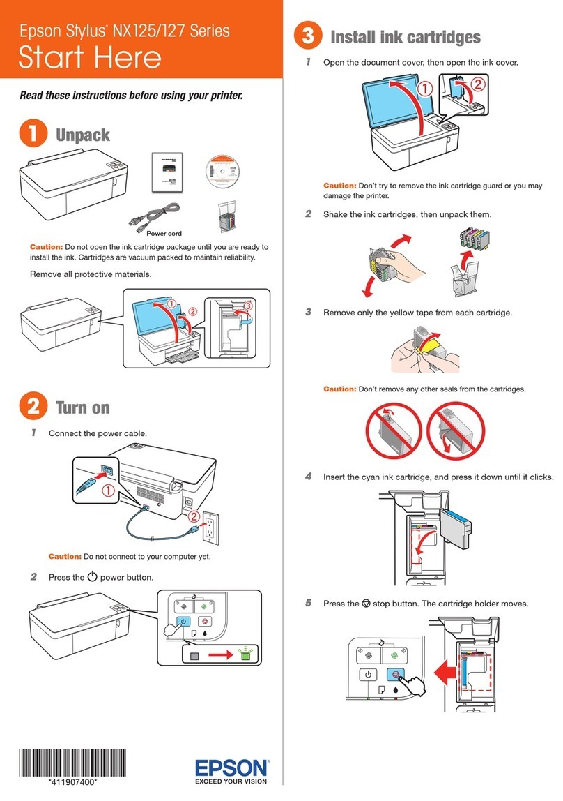 Epson Stylus NX125 Series Instruction Manual Epson Stylus NX125 Series Instruction Manual