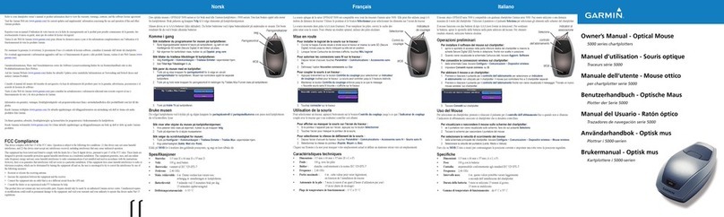 Garmin GPSMAP 5000 Series owner's manual