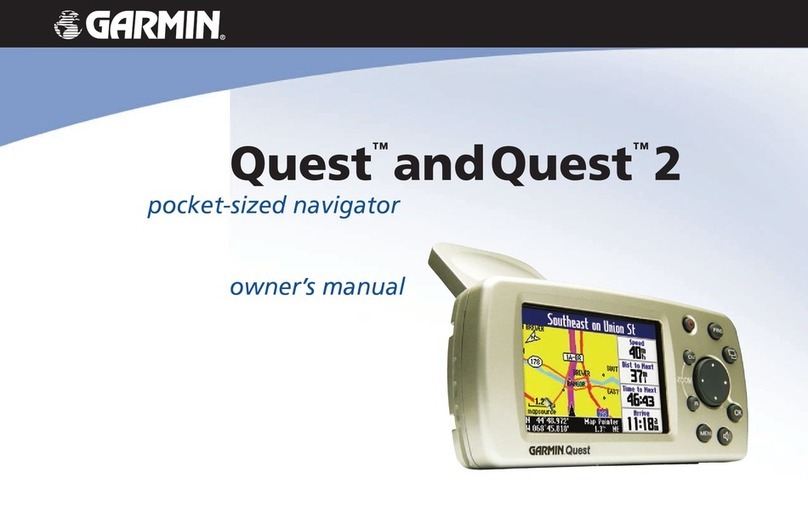 Garmin Quest TM owner's manual