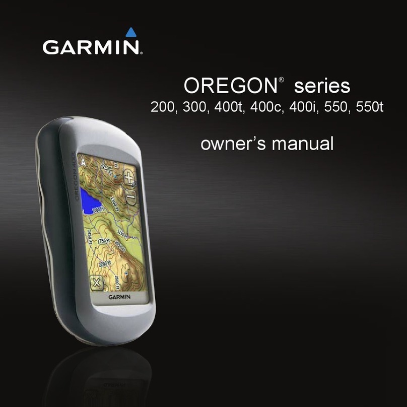 Garmin Oregon 190-01070-00 User manual