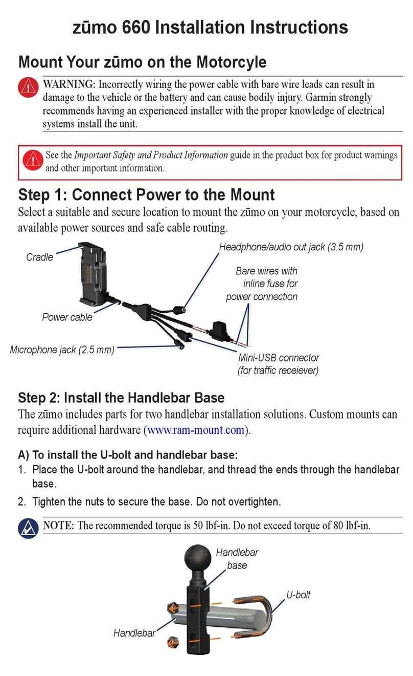 Garmin N??VI nvi 660 installation instructions