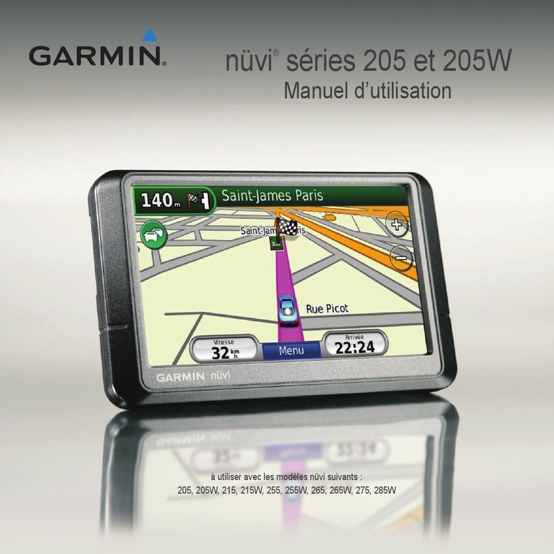 Garmin nuvi 205W Series Manuel d'utilisation