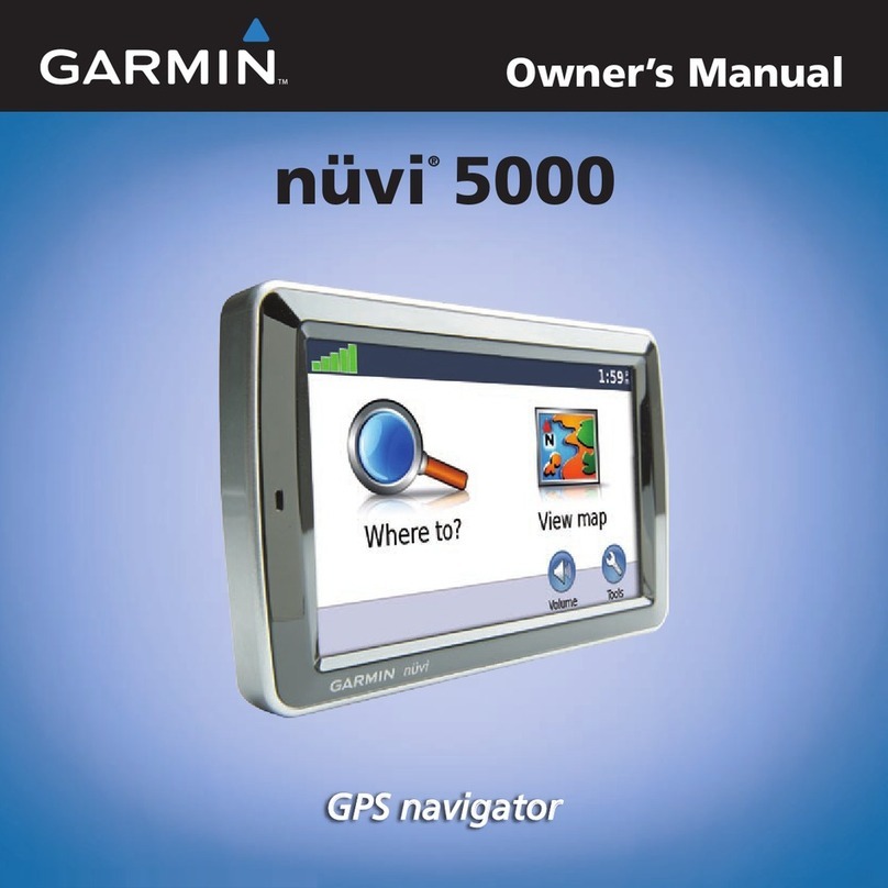 Garmin nuvi 5000 owner's manual