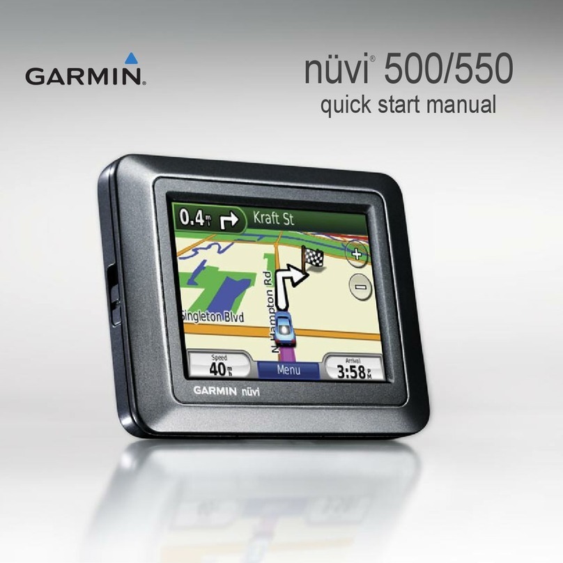 Garmin nuvi 500 Series Instruction manual Garmin nuvi 500 Series Instruction manual