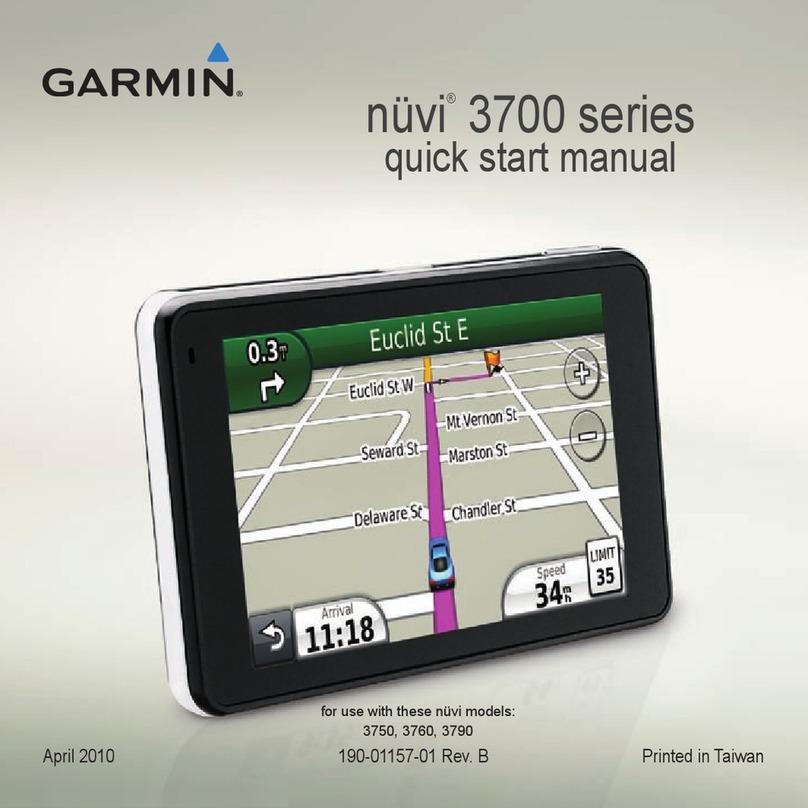 Garmin nuvi 3750 Instruction manual