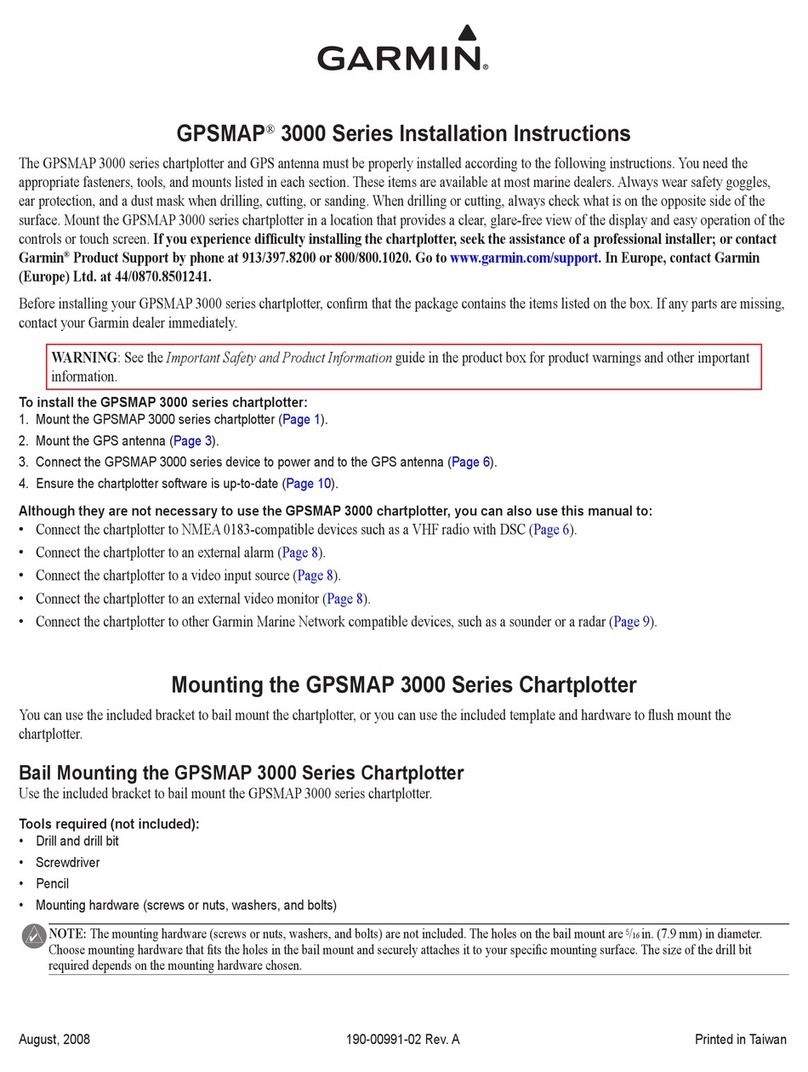 Garmin 3000 Series installation instructions