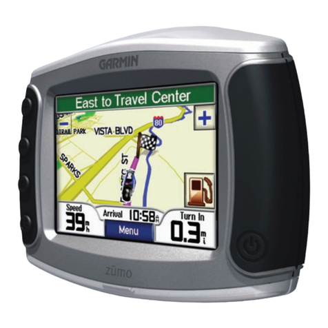Garmin Zumo 550 - Motorcycle GPS Receiver User manual