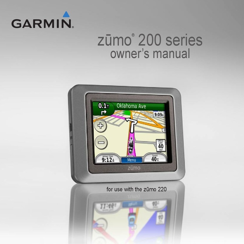 Garmin Zumo 200 Series User manual