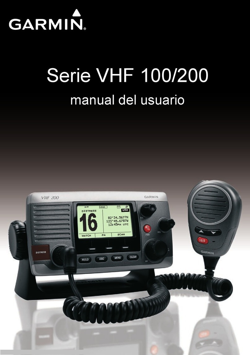 Garmin VHF 100/200 Manual Del Usuario