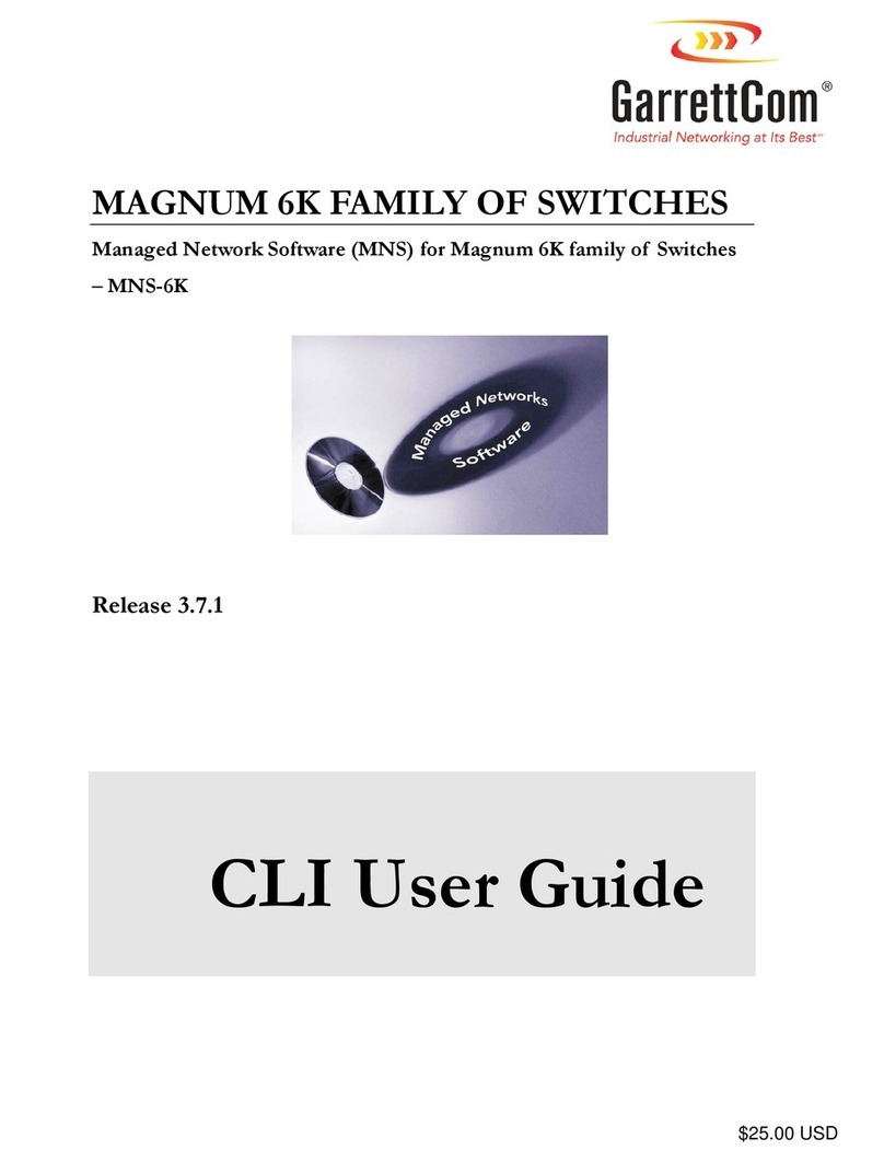 GarrettCom Magnum MNS-6K Cli user's guide