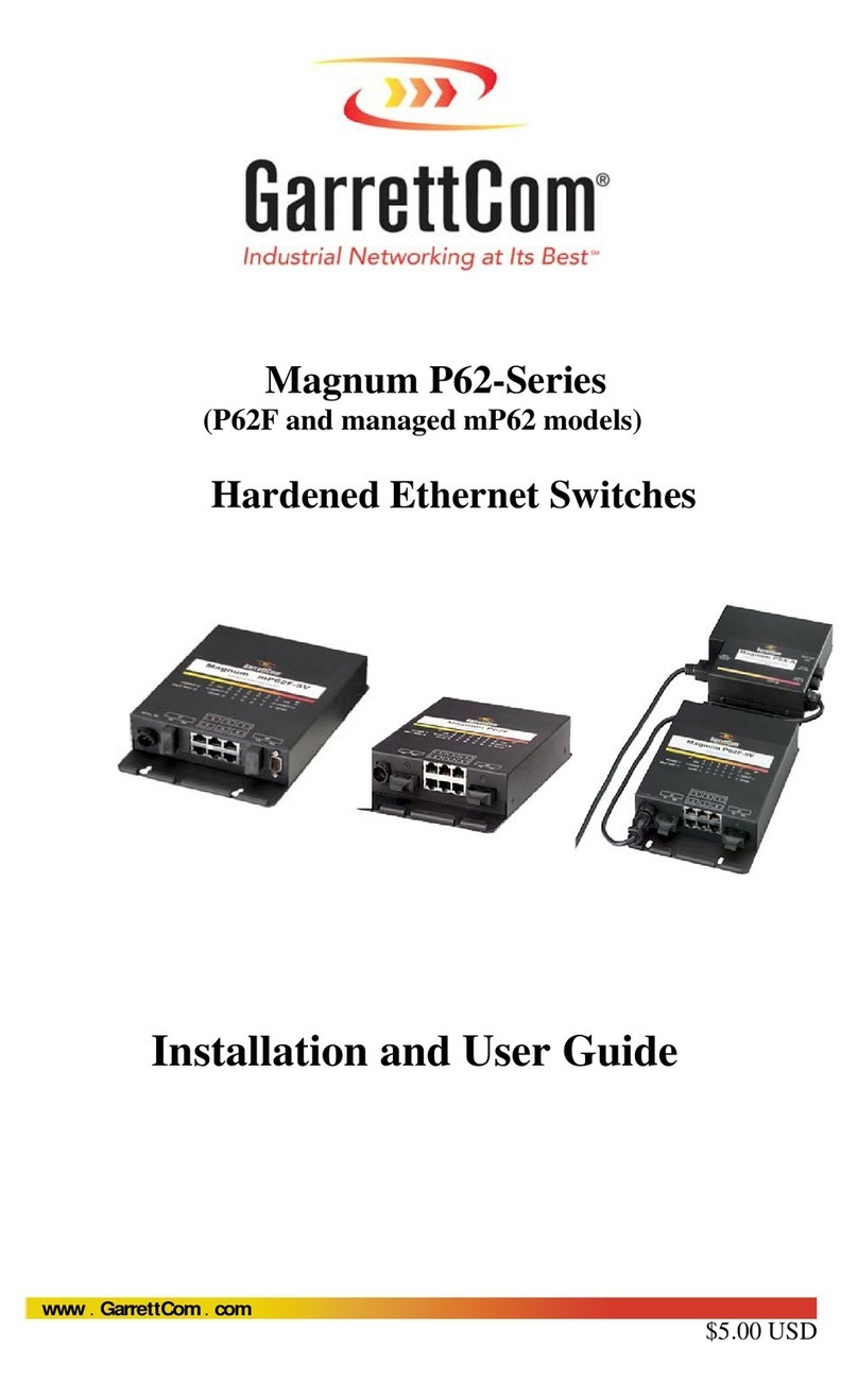 GarrettCom P62 Installation and user guide