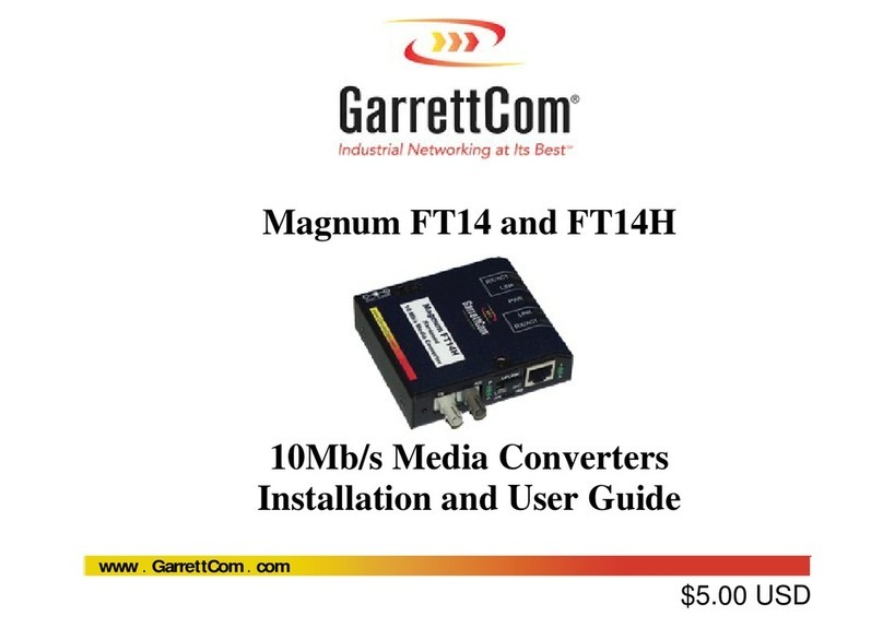 GarrettCom Magnum FT14 Series User manual