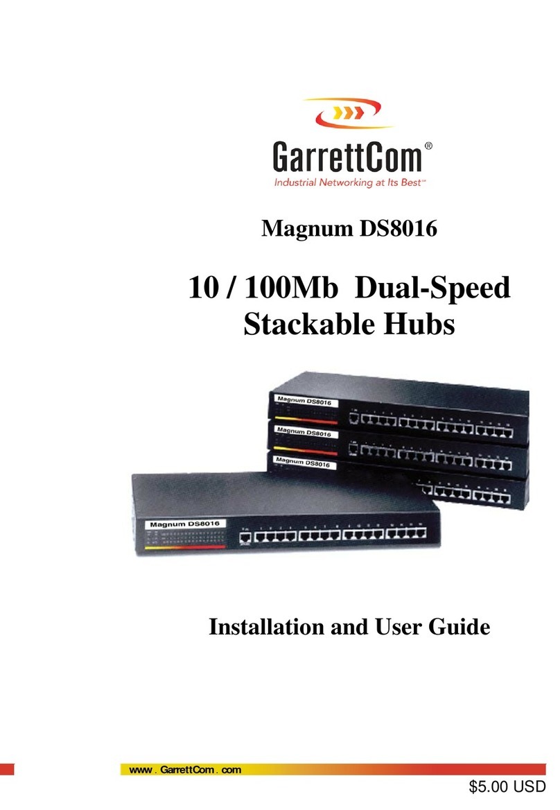 GarrettCom DS8016 User manual