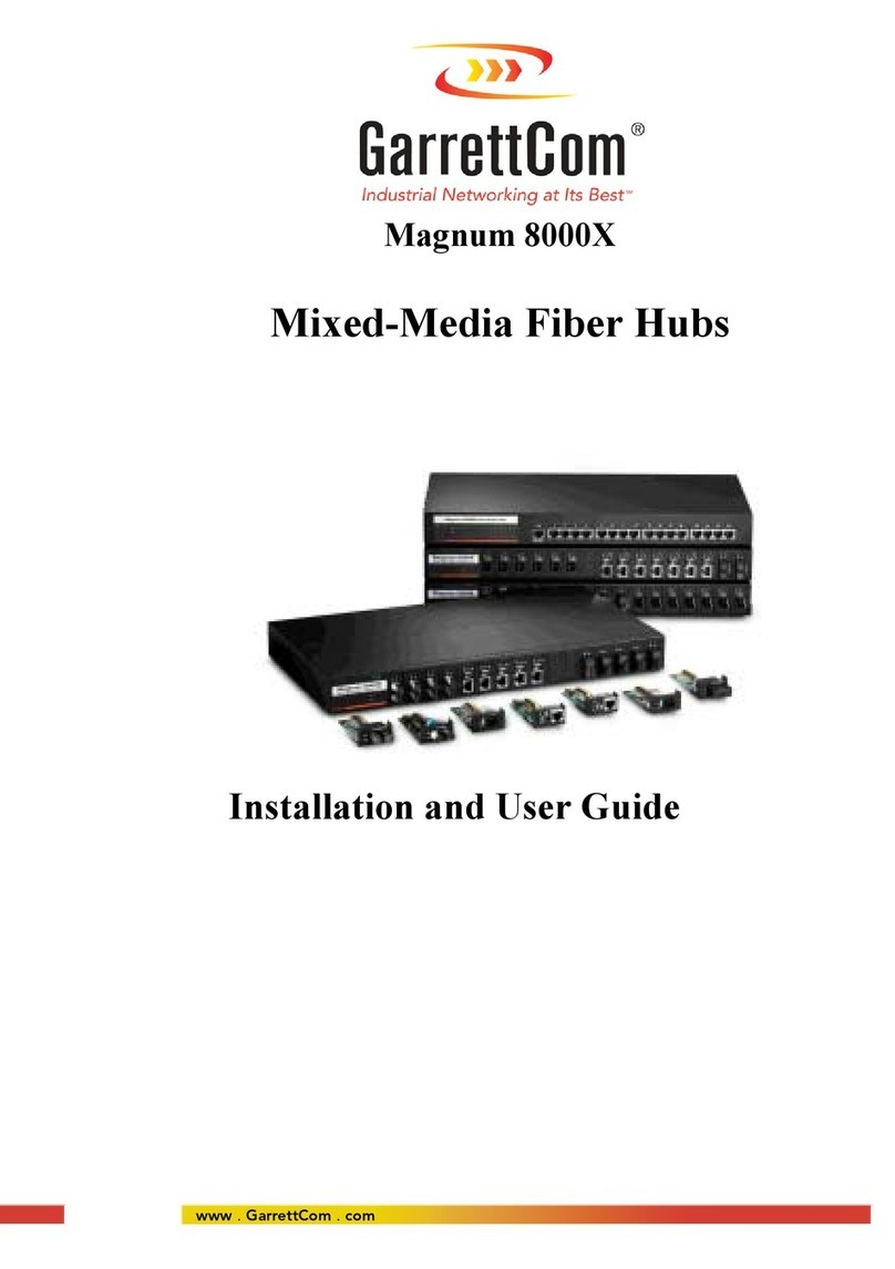 GarrettCom Magnum 8000X Installation and user guide