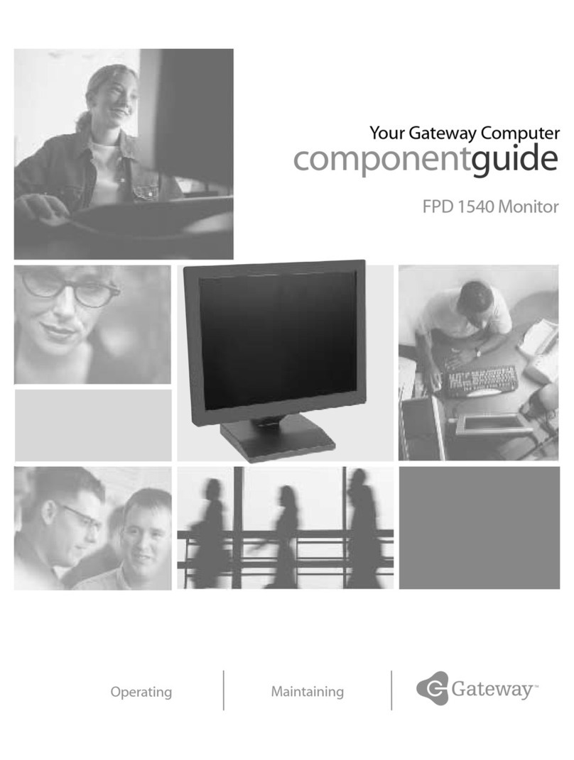 Gateway FPD 1540 User manual