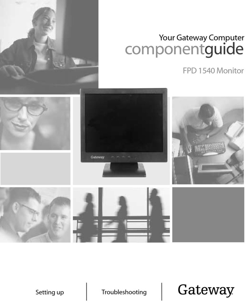 Gateway FPD 1540 User manual