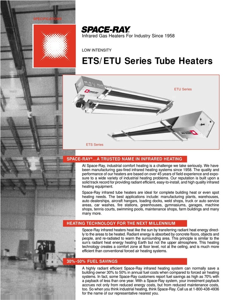 Space-Ray Space-Ray ETS Series Specifications
