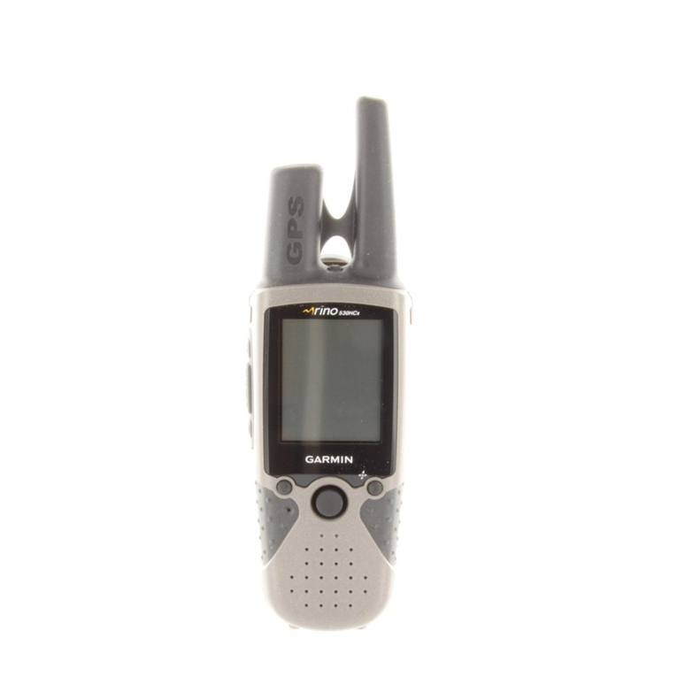 Garmin Rino 530HCx - Hiking GPS Receiver User manual Garmin Rino 530HCx - Hiking GPS Receiver User manual