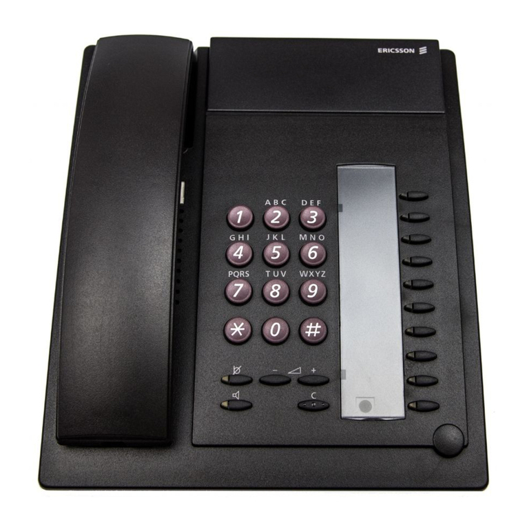 Ericsson Dialog 3211 User manual Ericsson Dialog 3211 User manual