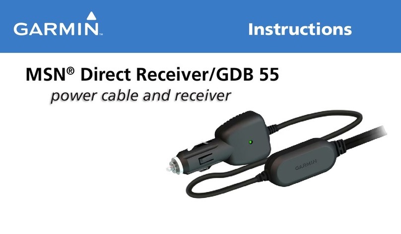 Garmin MSN Direct Receiver instructions