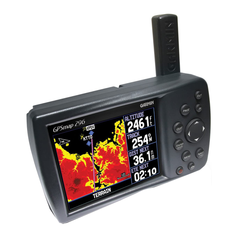 Garmin GPSMAP 296 - Aviation GPS Receiver pilot's guide