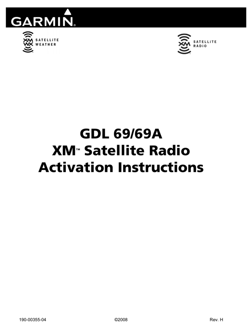 Garmin XM GDL 69 User manual