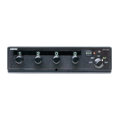 Garmin GTX 320 ATC Maintenance manual