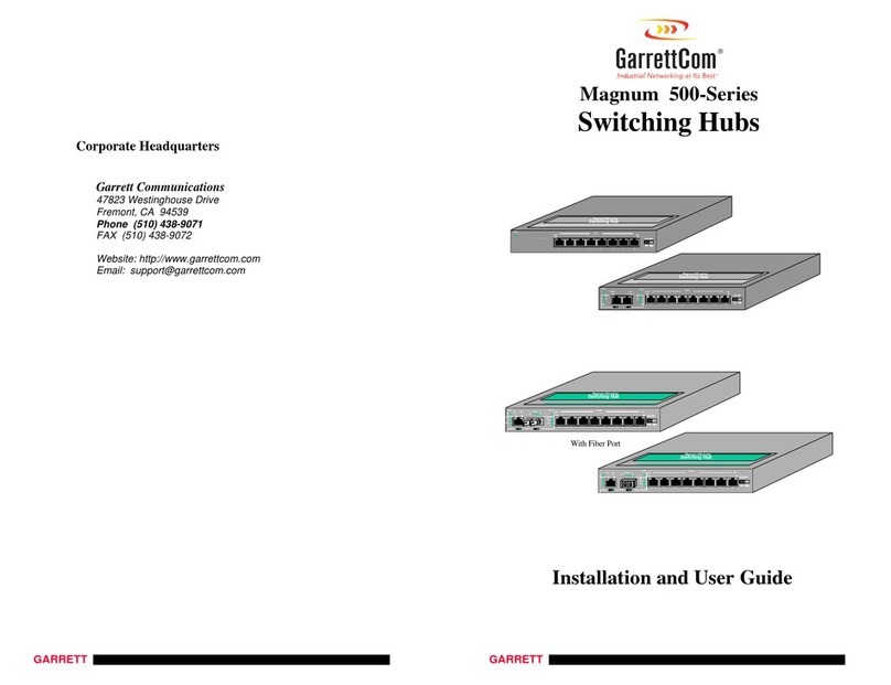 GarrettCom 500-Series Installation and user guide