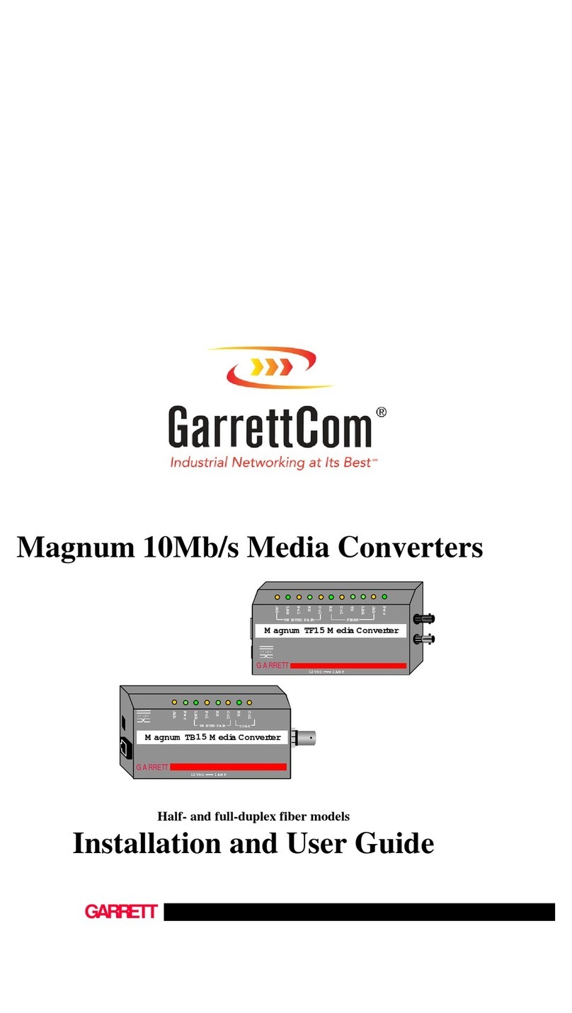GarrettCom Magnum 10Mb/s Installation and user guide