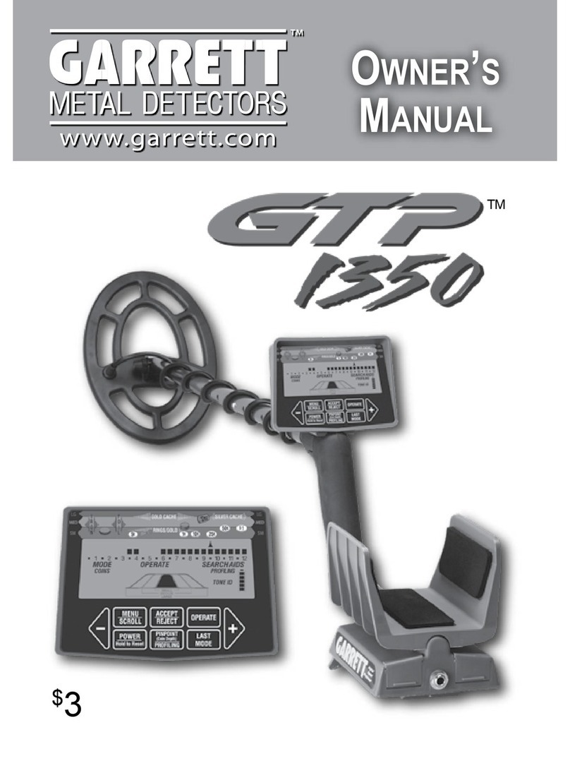 Garrett Graphic Target Profiling 1350 User manual