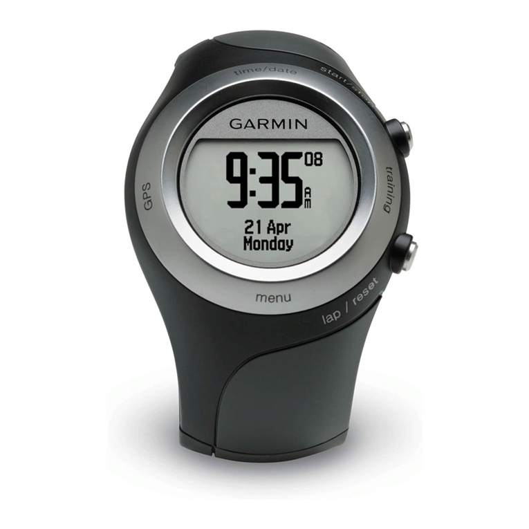 Garmin Forerunner 405 User manual