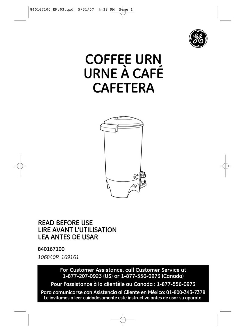 GE 169161 User manual