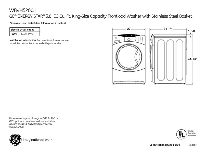 GE WBVH5200J Manual GE WBVH5200J Manual