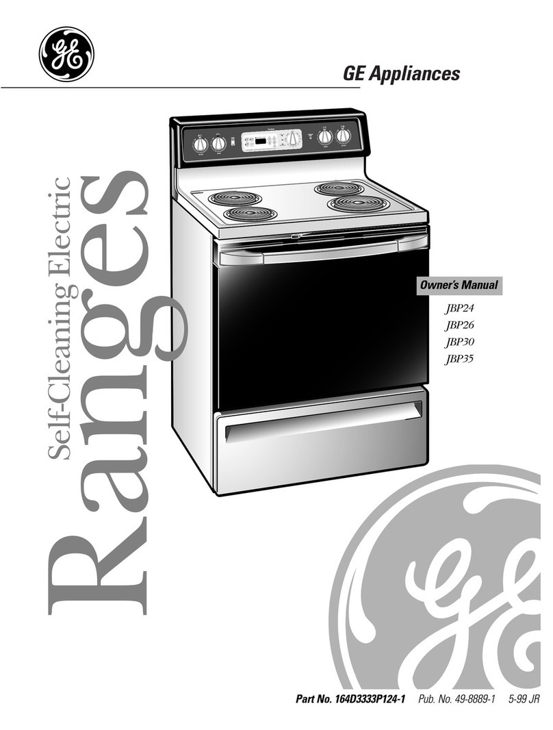 GE JBP26 User manual